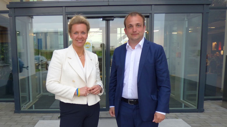 Ina Brandes mit Martin Lucke