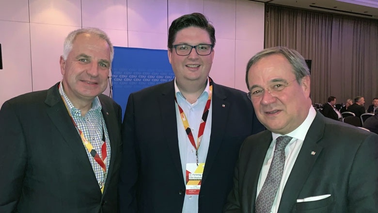Rainer Deppe, Christian Buchen, Armin Laschet