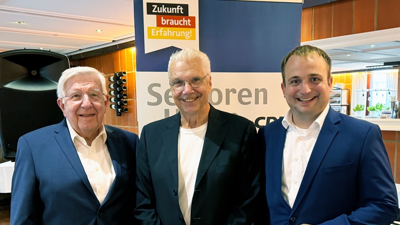 Manfred Klein, Dr. Fred-Holger Ludwig und Martin Lucke MdL Manfred Klein, Dr. Fred-Holger Ludwig und Martin Lucke MdL