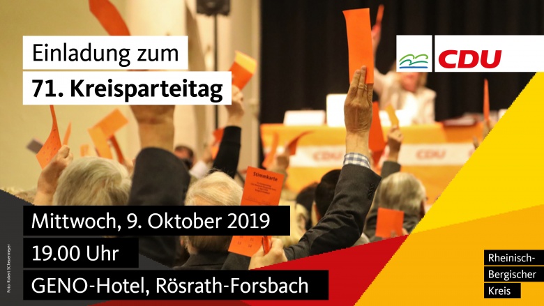 Einladung zum 71. Kreisparteitag in Rösrath