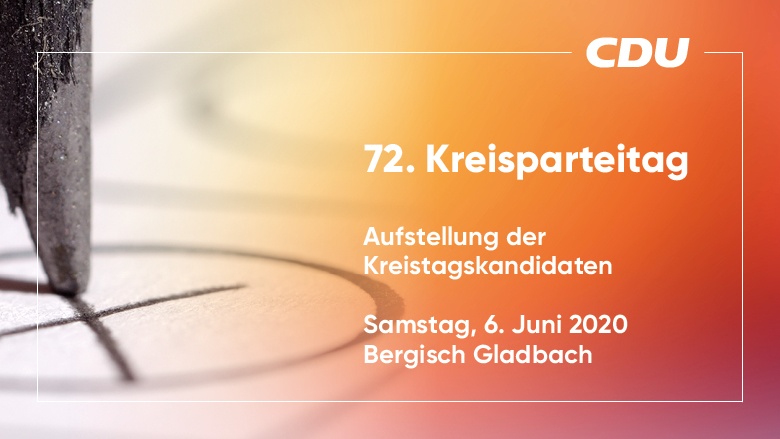 72. Kreisparteitag //Aufstellung Kreistag /6. Juni 2020