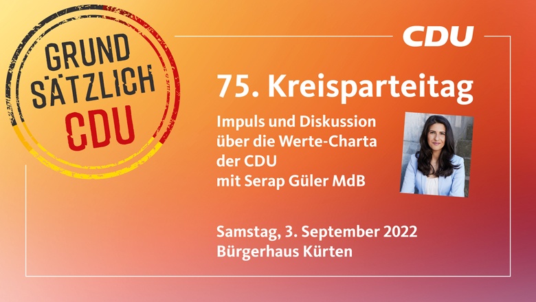 75. Kreisparteitag der CDU Rhein-Berg 75. Kreisparteitag der CDU Rhein-Berg