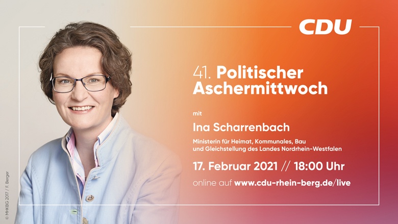 41. Politischer Aschermittwoch mit Ina Scharrenbach 41. Politischer Aschermittwoch mit Ina Scharrenbach