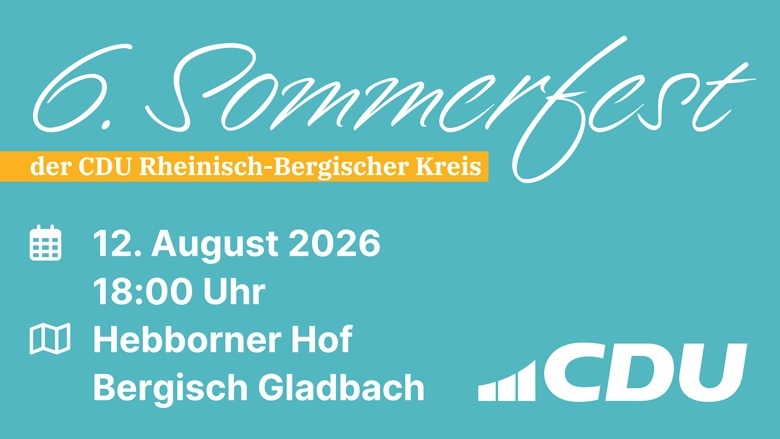 6. CDU-Sommerfest