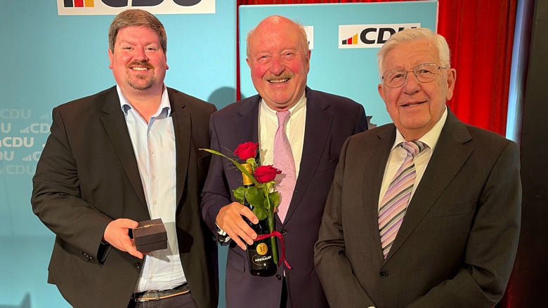 Maurice Winter, Konrad Adenauer und Manfred Klein
