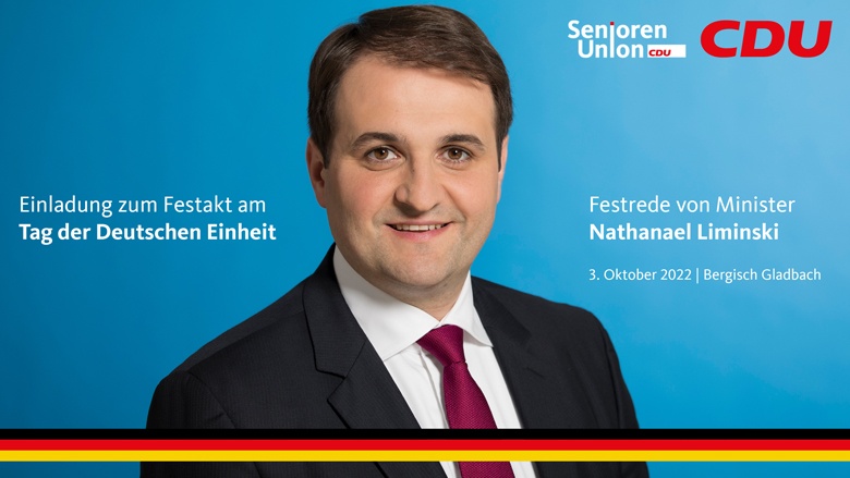Tag der Deutschen Einheit 2022 mit Minister Nathanael Liminski