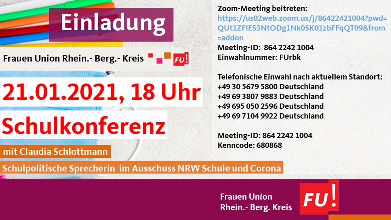 FU Schulkonferenz FU Schulkonferenz