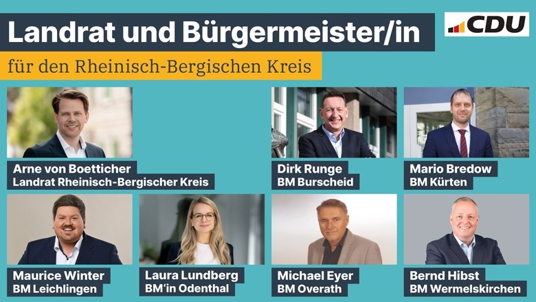 CDU-Landrat und Bürgermeister/in ab November 2025