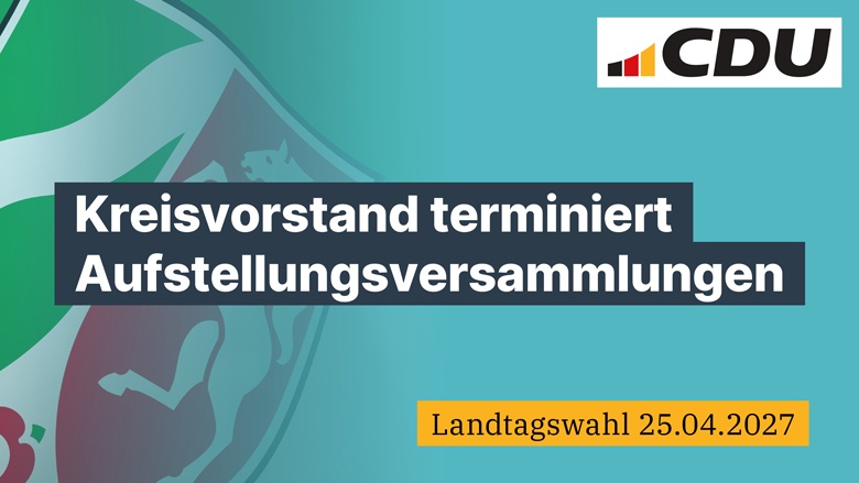 Aufstellungsversammlungen Landtagswahl 2027