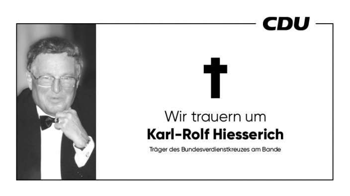 Wir trauern um Karl-Rolf Hiesserich