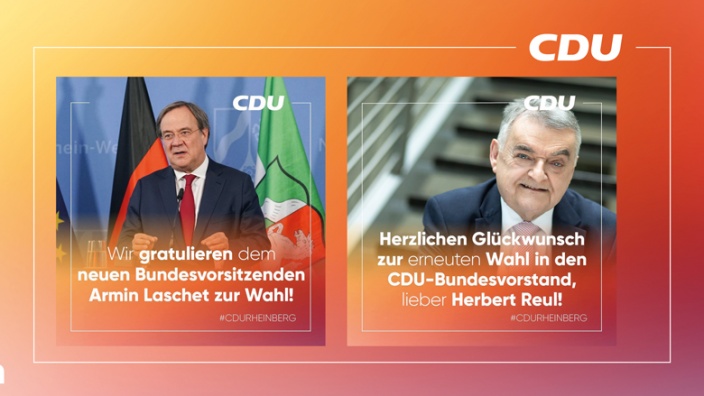 Herzlichen Glückwunsch an Armin Laschet und Herbert Reul