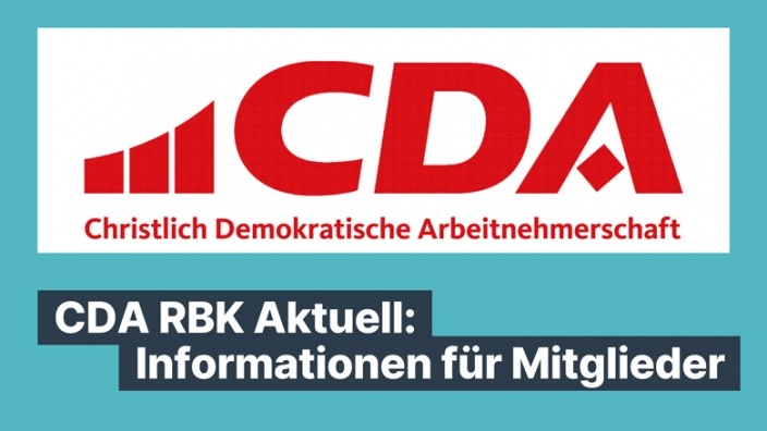 CDA RBK Aktuell - Informationen für Mitglieder