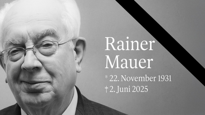 Trauer um Rainer Mauer