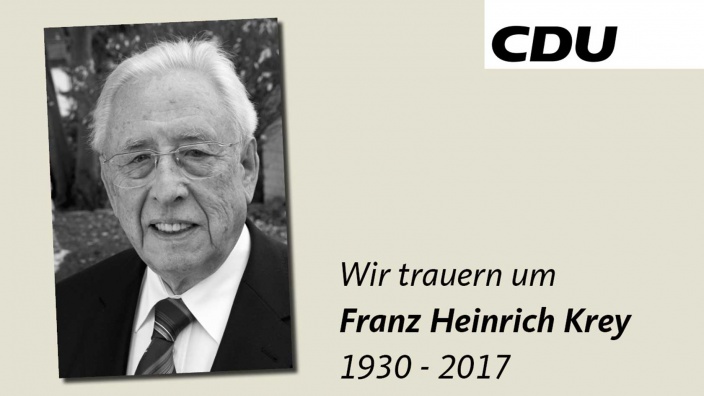 Franz Heinrich Krey †