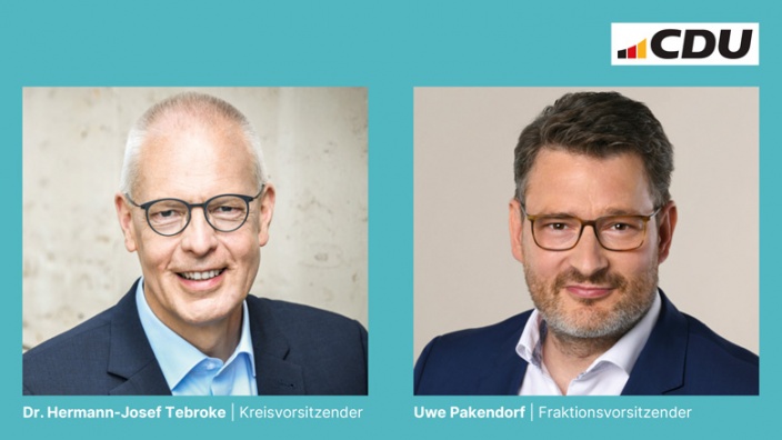 Dr. Hermann-Josef Tebroke und Uwe Pakendorf