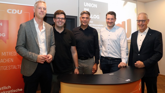 Thomas Hartmann, Sebastian Wurth, Andree Groos, Uwe Pakendof und Hermann-Josef Tebroke