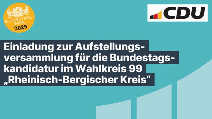 Einladung Aufstellung Bundestagskandidatur