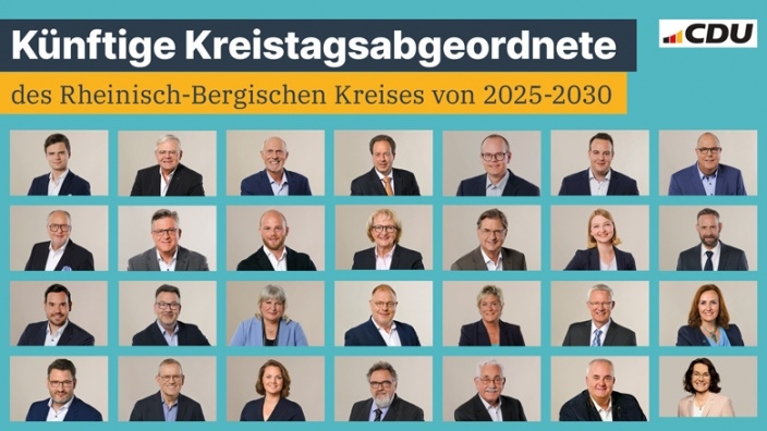 Gewählte Kreistagsabgeordnete 11. Wahlperiode (2025-2030)