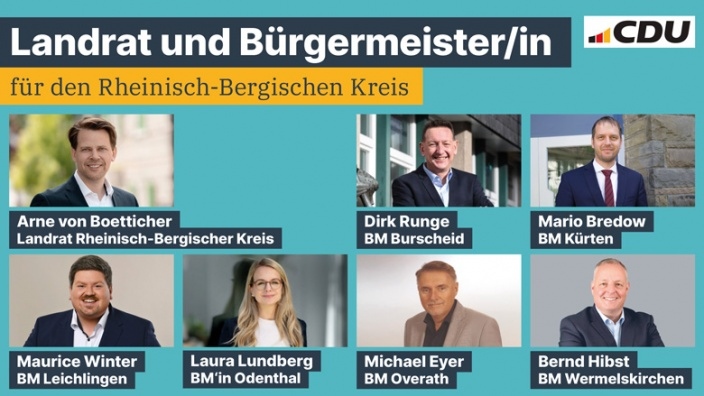 CDU-Landrat und Bürgermeister/in ab November 2025