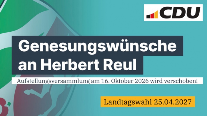 Genesungswünsche an Herbert Reul