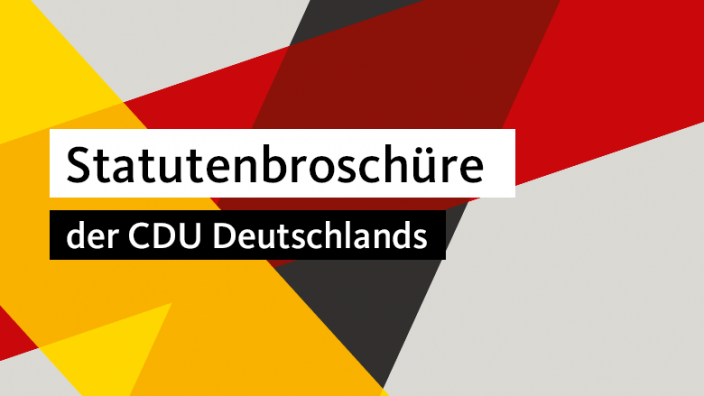 CDU-Statutenbroschüre