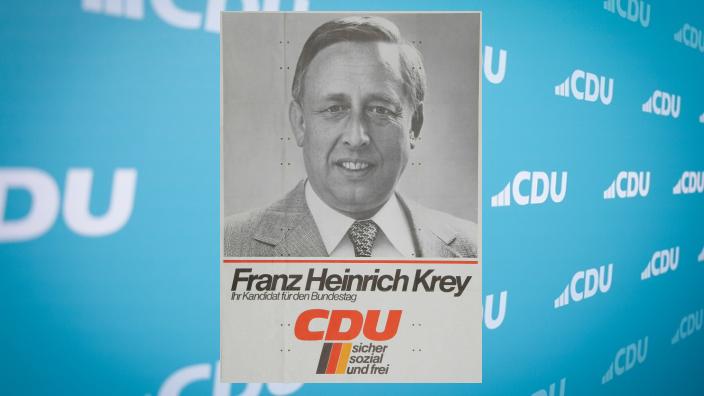 Wahlplakat Franz Heinrich Krey Wahlplakat Franz Heinrich Krey